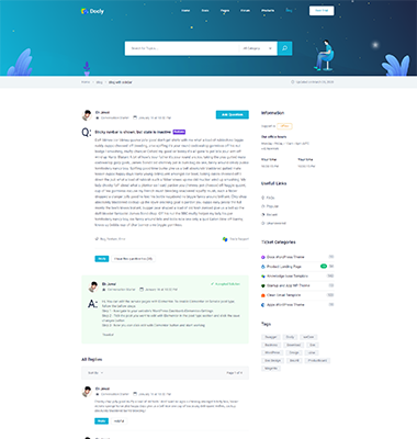 kbdoc forum single page template