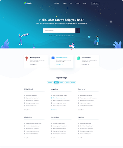 Cool documentation template