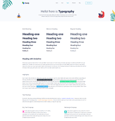 kbdoc typography